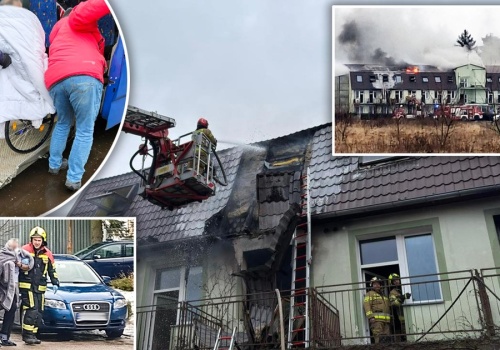 Pożar w DPS w Szczawnie. Nikt nie wie, kiedy pensjonariusze będą mogli wrócić do domu