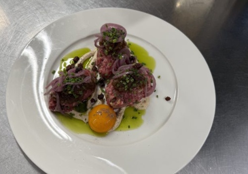 Łódzkie smaki | Tatar z majonezem zalewajkowym