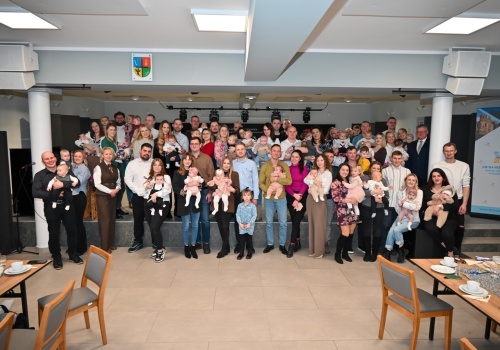 Przywitanie najmłodszych mieszkańców gminy Krzyżanowice