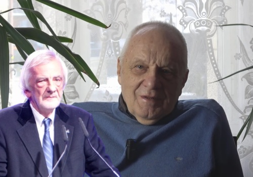 Prof. Stefan Niesiołowski: na dolnej pryczy Terlecki, a wyżej młodsi