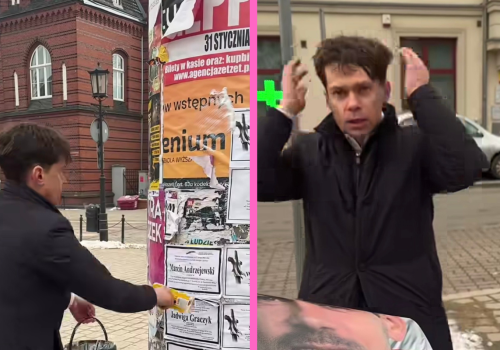 Kołodziejczak otworzył biuro poselskie. Był czerwony dywan, fryzura „jak włosy?