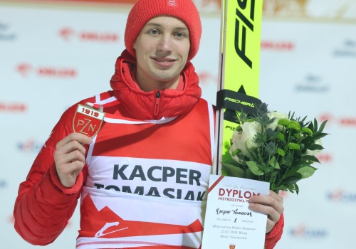 Wisła: Kacper Tomasiak mistrzem Polski w skokach narciarskich