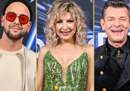 Zenek Martyniuk postawił na czerń. Małgorzata Narożna w zielonej krótkiej sukience