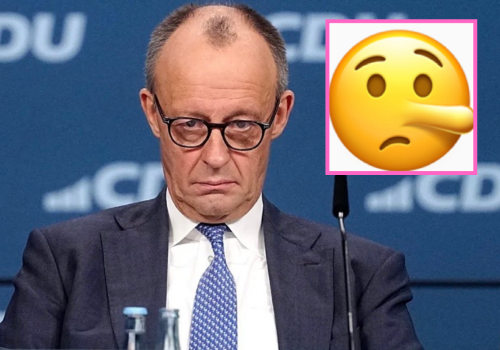 Niemcy scigają emeryta. Skomentował wizytę kanclerza i opatrzył emotką