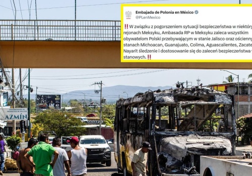 Zamieszki w Meksyku po śmierci El Mencho. Polska ambasada wydała ostrzeżenie