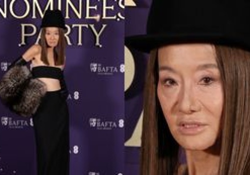 76-letnia Vera Wang prezentuje płaski brzuch na imprezie w Londynie. Czas się dla niej zatrzymał? (ZDJĘCIA)
