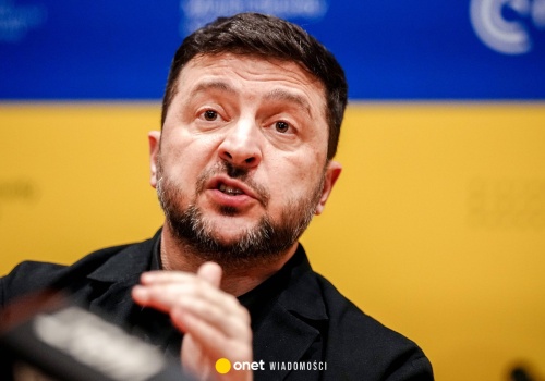 Wołodymyr Zełenski ostrzega przed Putinem. 