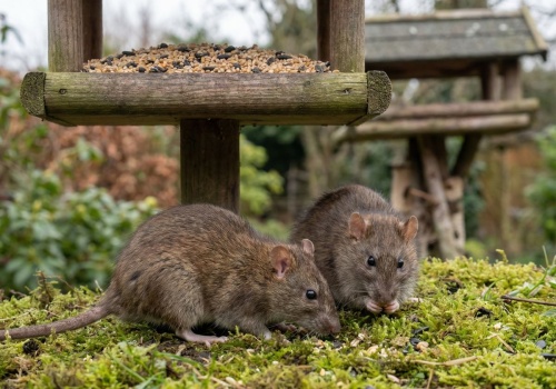 Szczury kochają ziarno z karmnika. Nawet nie wiesz, że ucztują u ciebie. Jest na nie sposób