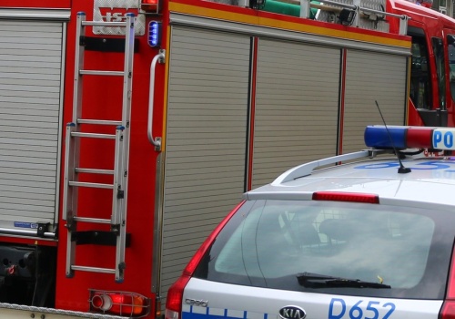 Pijany kierował wozem strażackim, jadąc na akcję. Strażak zatrzymany