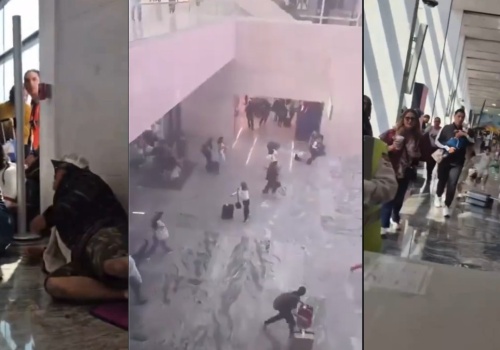 Chaos na lotnisku w Meksyku. Ludzie uciekali z krzykiem