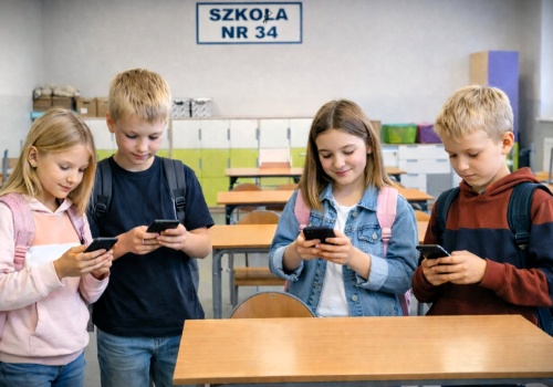 Szkoła Podstawowa nr 34 w Krakowie wprowadza całkowity zakaz telefonów.