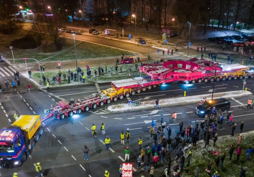 To było spektakularne. Co było w 45-metrowym ładunku, o którym w ubiegłym roku było tak głośno?