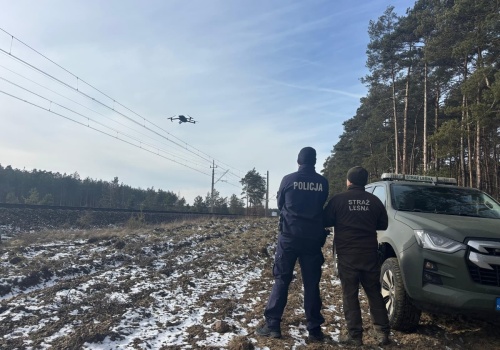POWIAT NOWOTOMYSKI: Wspólne działania policjantów i Straży Leśnej na rzecz bezpieczeństwa i ochrony lasów oraz w związku z akcją TOR