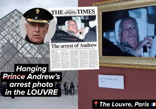 Francja: aktywiści zawiesili w Luwrze zdjęcia z aresztowania byłego już księcia Andrzeja