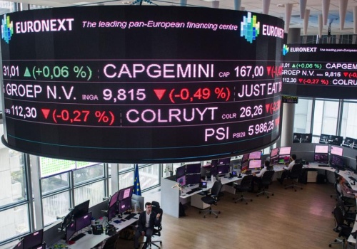 Spadek europejskiego rynku akcji ze szczytu