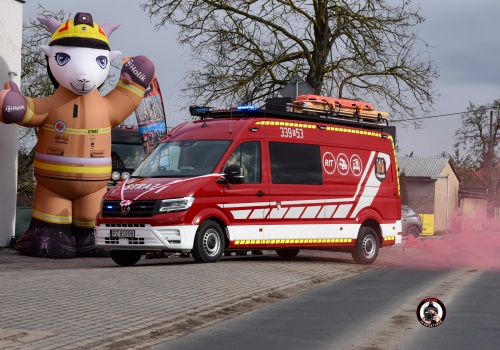 Niecodzienny SLRR strażaków z jednostki OSP Kamionki