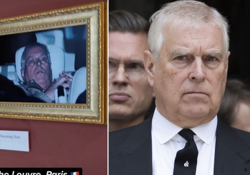 Skandaliczna prowokacja w Luwrze. Zdjęcie księcia Andrzeja zawisło na ścianie muzeum