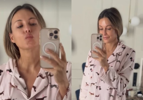 Rozenek w naturalnym wydaniu. Pokazała się bez makijażu w piżamie