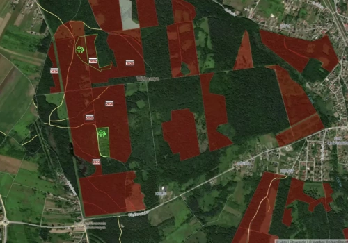 Leśnicy sprawdzili dostępną w intrenecie mapę wycinek. - To może wprowadzać mieszkańców w błąd - mówią