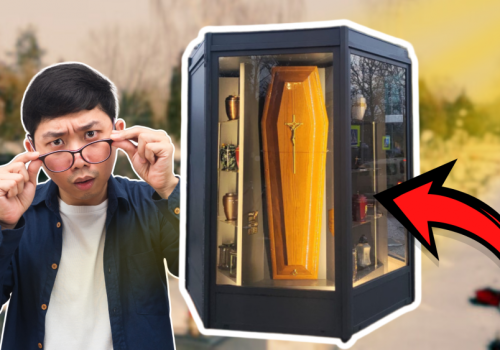 Trumnomat w Krakowie zaskoczył internautów. 