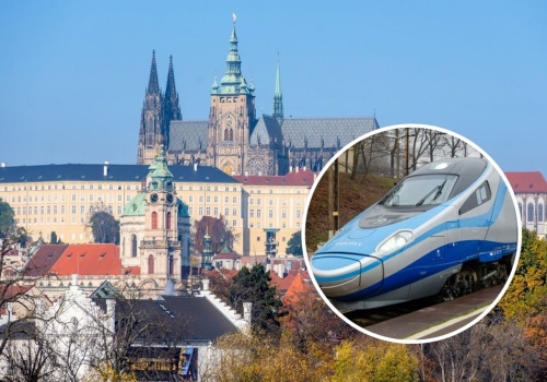 Pendolino PKP Intercity w Czechach przed wakacjami