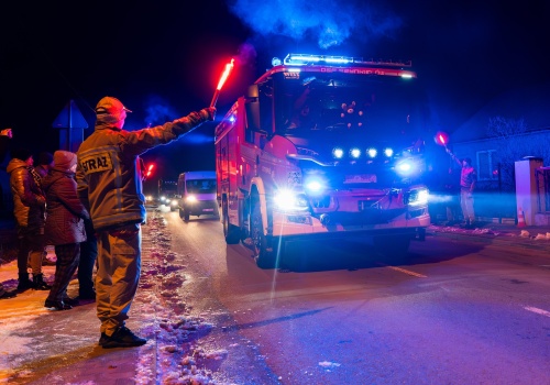 Nowoczesna Scania zasiliła OSP Szynkielów. To wzmocnienie bezpieczeństwa całej gminy