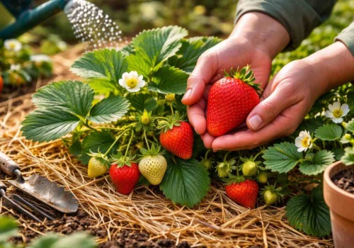 Truskawki ruszają z kopyta po zimie. Podaj im to wsparcie