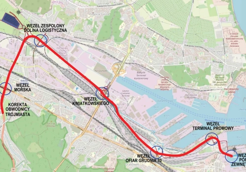 Do portu z Gdyni prosto z trasy S6 – Droga Czerwona coraz bliżej realizacji