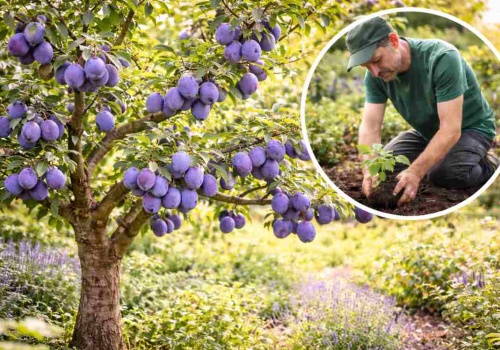 Posadź to przy śliwie. Będzie pękała od owoców