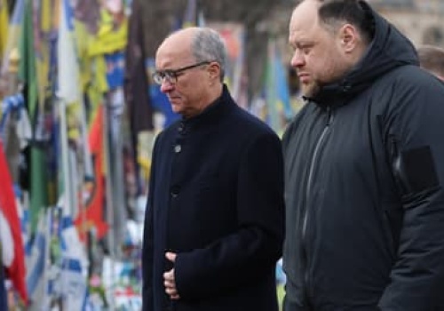 Czarzasty w Kijowie: „Nie ma wolnej Polski bez wolnej Ukrainy”