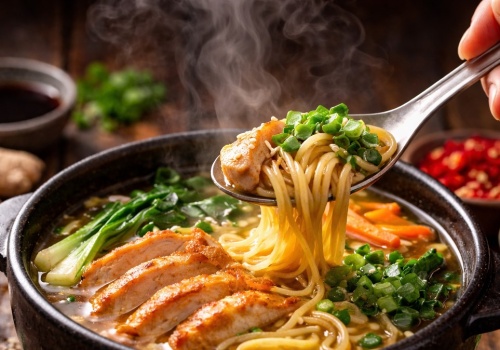 Pożywna i pyszna zupa, która zastąpi dwa dania. Domowy ramen w wersji ekspresowej