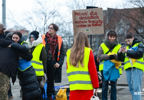 Marsz dla Ukrainy w Szczecinie