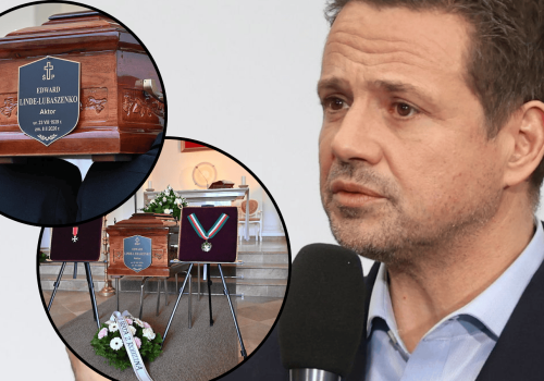 Co było w liście od Trzaskowskiego? Poruszający przebieg pogrzebu Edwarda Linde-Lubaszenki.