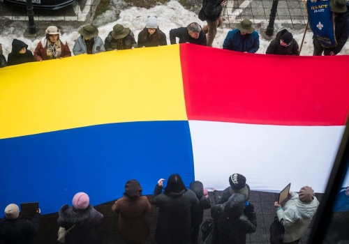 Obchody 4. rocznicy inwazji Rosji na Ukrainę: Były łzy, a także nadzieja, że w końcu przyjdzie „normalność”