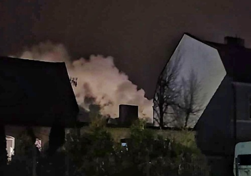 Pożar w dużej firmie (ZDJĘCIA)