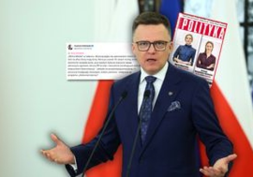 Hołownia wściekły po okładce 