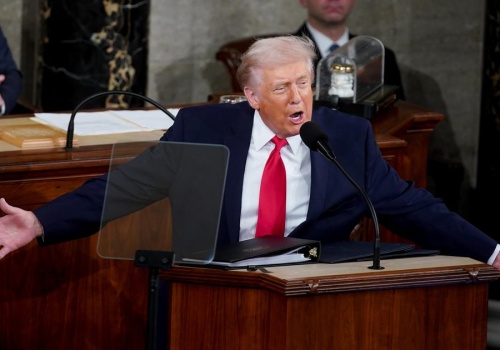 Donald Trump ogłosił w orędziu triumf po pierwszym roku rządów i zagroził Iranowi