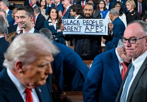 Incydent podczas przemówienia Trumpa. Kongresmen wyprowadzony z sali