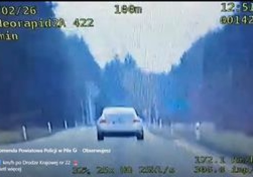 Szok na DK22. 169 km/h i 2500 zł mandatu