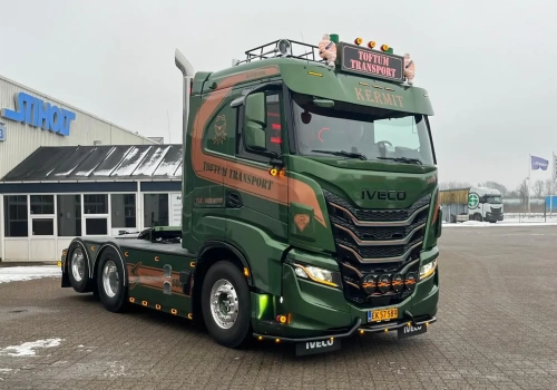 Iveco S-Way 580 w skandynawskim układzie, po tuningu duńskiego dealera