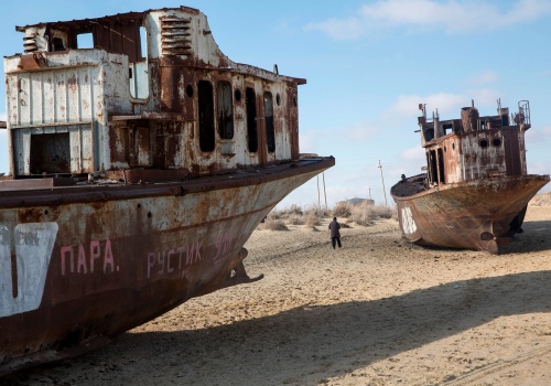 Morze Aralskie się odradza. Eksperci z Kazachstanu: Poziom wody w górę