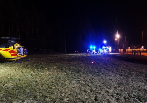Borzęcin Górny. Potrącenie osoby, na miejscu LPR