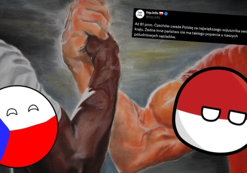 Badanie: Czesi za największego sojusznika uważają Polskę, inne kraje zostały w tyle