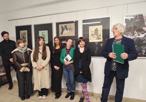 Artyści z cieszyńskiej uczelni na ścianach muzeum przy ul. Głębokiej