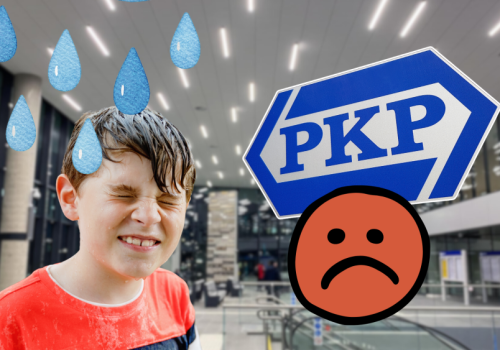 Dworzec Olsztyn Główny z kolejną awarią. Klasa premium z mokrą niespodzianką