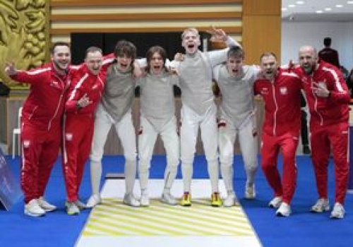 Brązowy floret Olgierda Borkowskiego