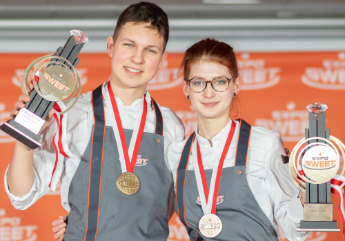 Duet Monika Lewkowicz i Leon Tyrała mistrzami Polski w przygotowaniu deseru