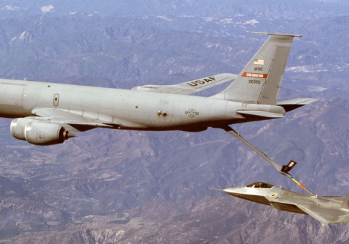 Tankowce sił powietrznych USA przeleciały z Japonii na Diego Garcia na Oceanie Indyjskim