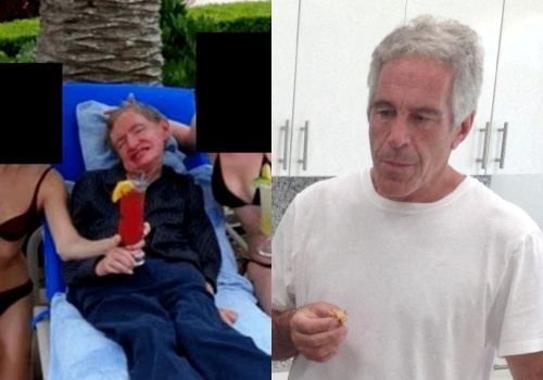 Hawking sfotografowany z kobietami na wyspie Epsteina. Rodzina fizyka wydała oświadczenie