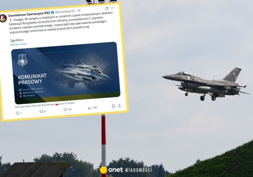 Zmasowany atak Rosji w Ukrainie. Polska poderwała myśliwce